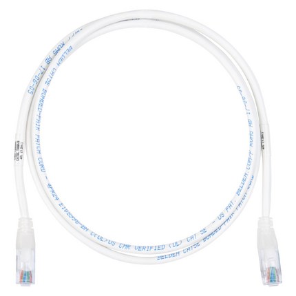 PATCHCORD BCAT5E CMR WHI 25FT